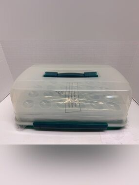 LocknLock 9x13 Cake Carrier w/ Deviled Egg & Cupcake Inserts (5 Colors Avail.)